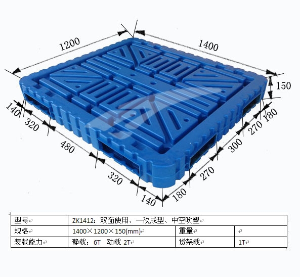 吹塑托盘1412